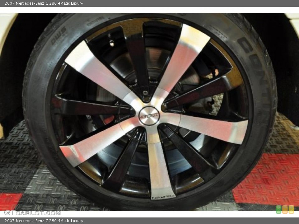 2007 Mercedes-Benz C Custom Wheel and Tire Photo #47353388