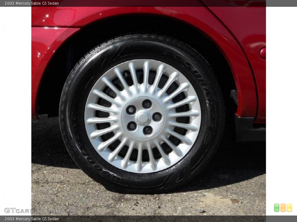 2003 Mercury Sable GS Sedan Wheel and Tire Photo #47355157