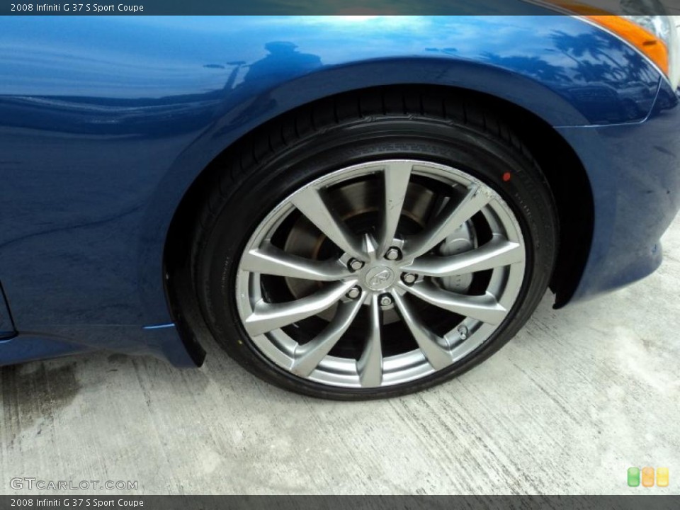 2008 Infiniti G 37 S Sport Coupe Wheel and Tire Photo #47357459