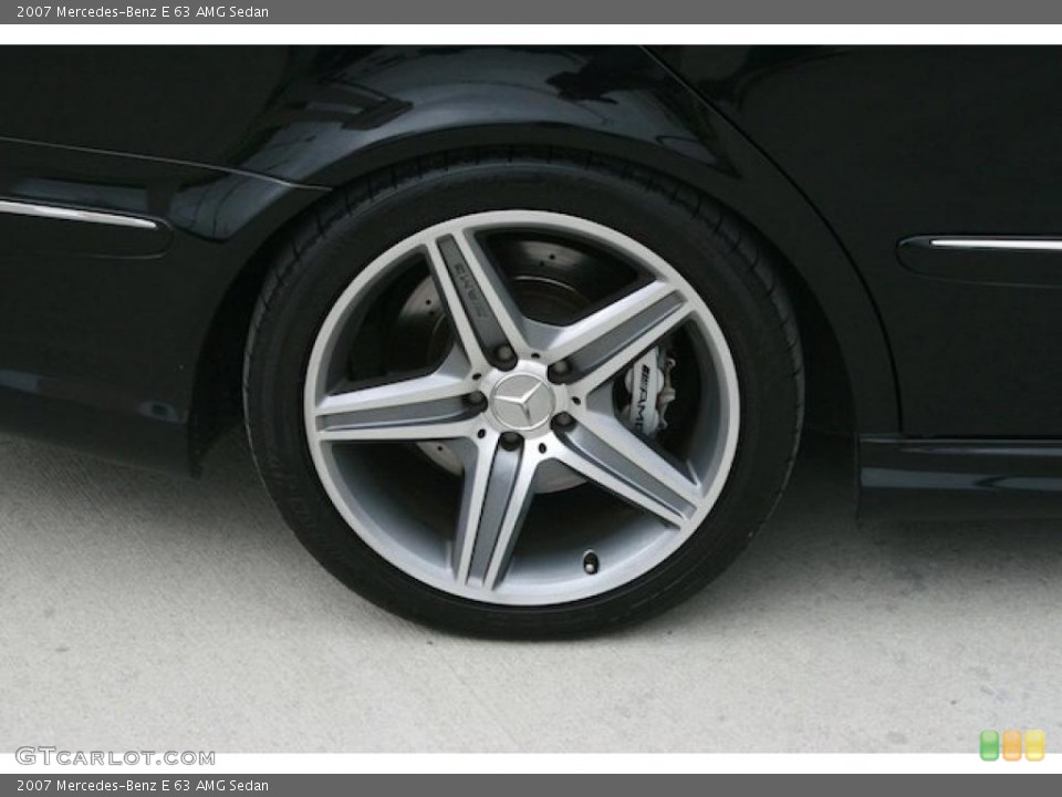 2007 Mercedes-Benz E 63 AMG Sedan Wheel and Tire Photo #47357687