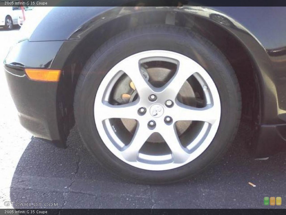 2005 Infiniti G 35 Coupe Wheel and Tire Photo #47357906