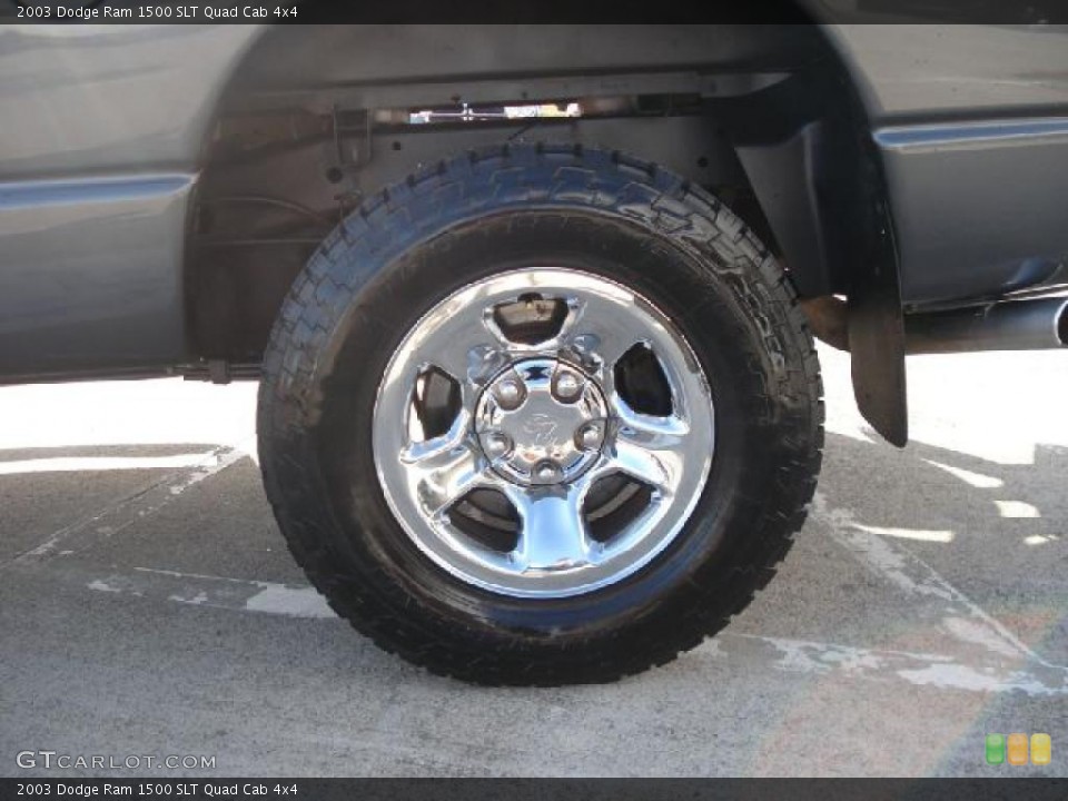 2003 Dodge Ram 1500 SLT Quad Cab 4x4 Wheel and Tire Photo #47362496