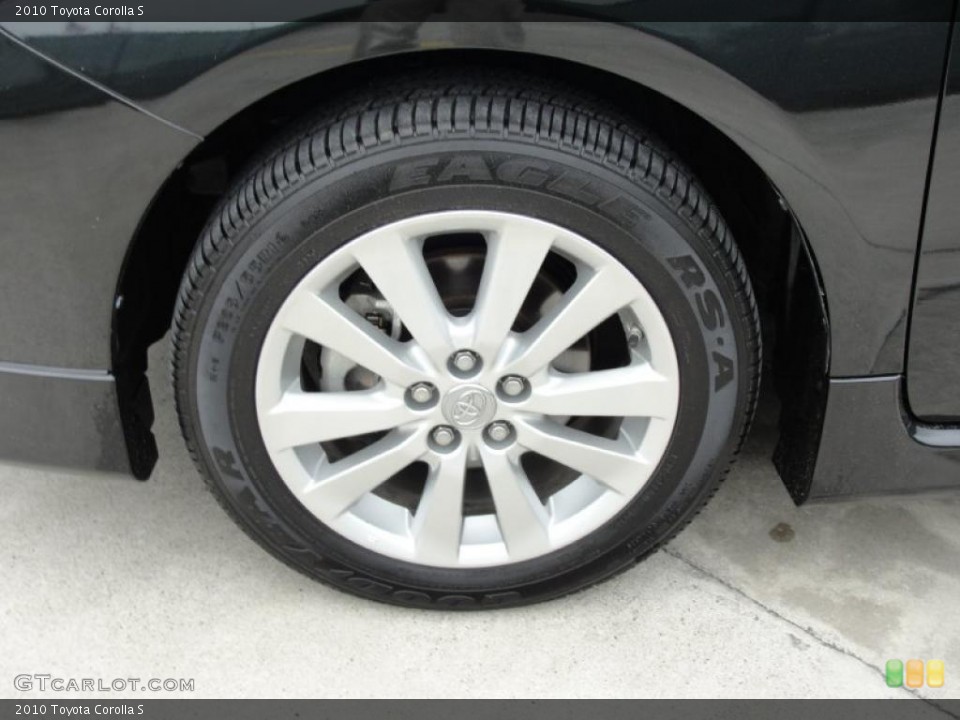 2010 Toyota Corolla S Wheel and Tire Photo #47365487