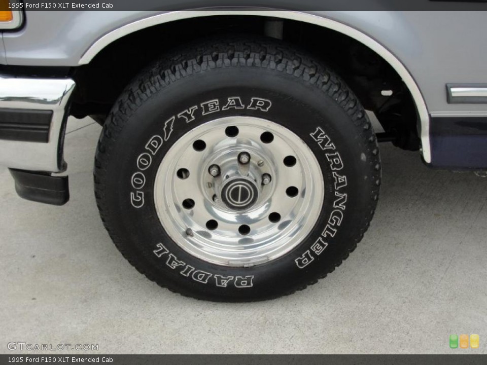 1995 Ford F150 XLT Extended Cab Wheel and Tire Photo #47367665