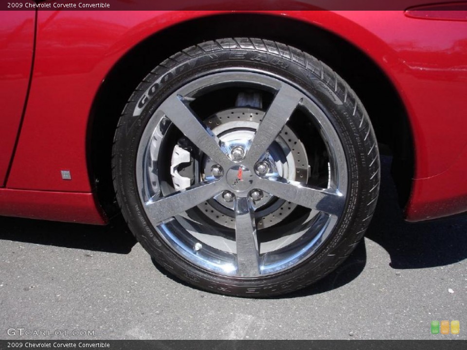 2009 Chevrolet Corvette Convertible Wheel and Tire Photo #47368589