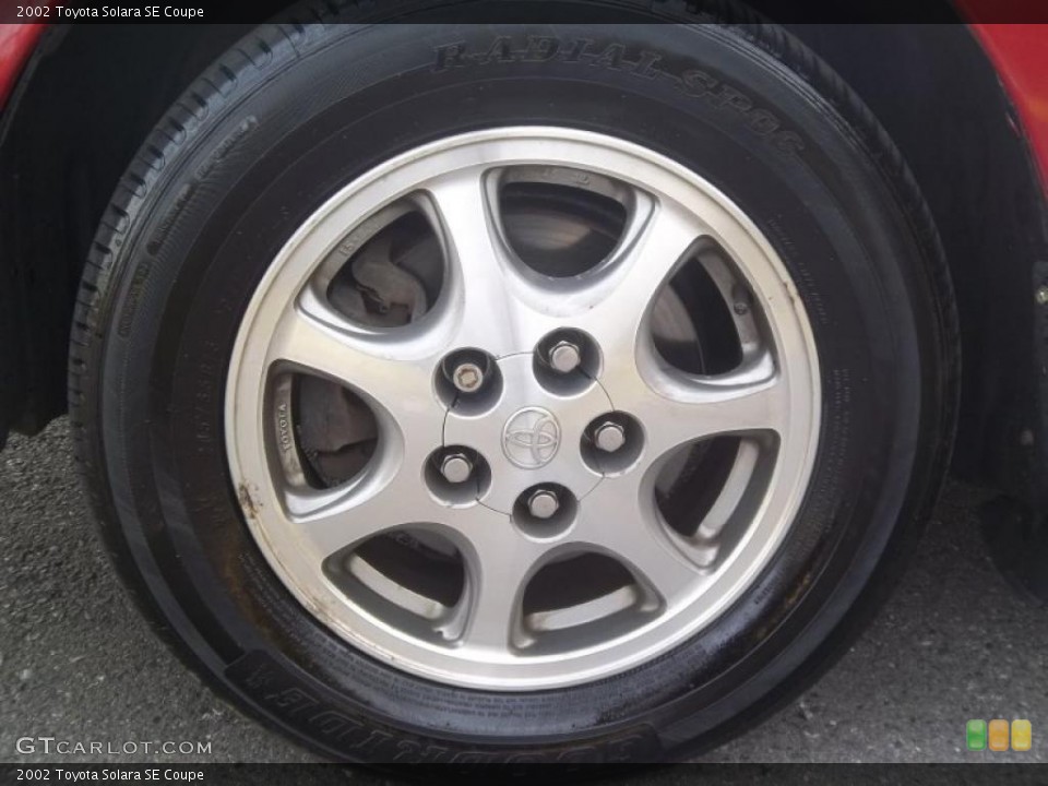 2002 Toyota Solara SE Coupe Wheel and Tire Photo #47379458