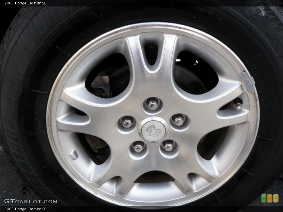 2003 Dodge Caravan SE Wheel and Tire Photo #47383670
