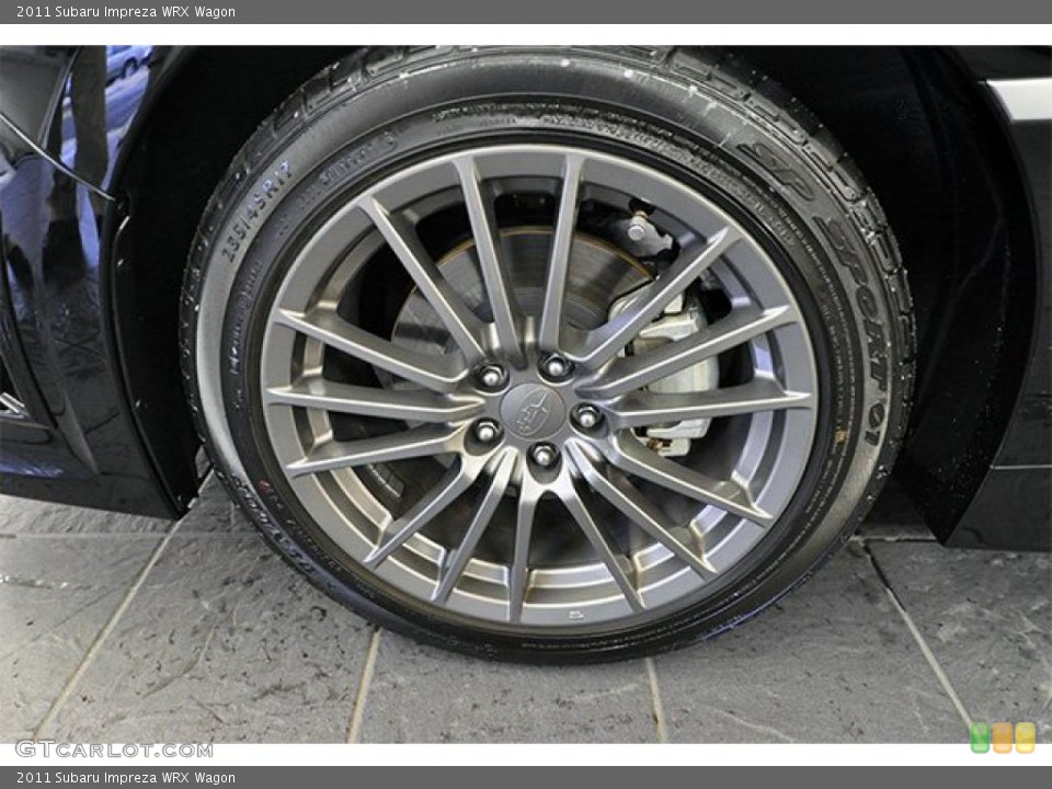 2011 Subaru Impreza WRX Wagon Wheel and Tire Photo #47385035