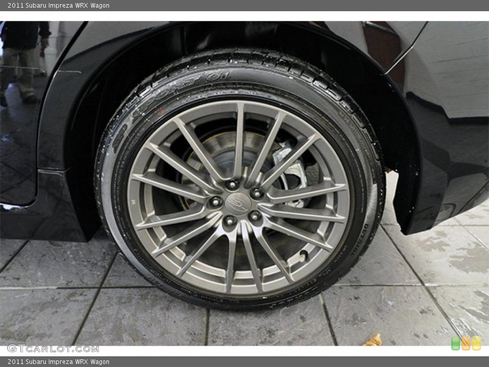 2011 Subaru Impreza WRX Wagon Wheel and Tire Photo #47385050