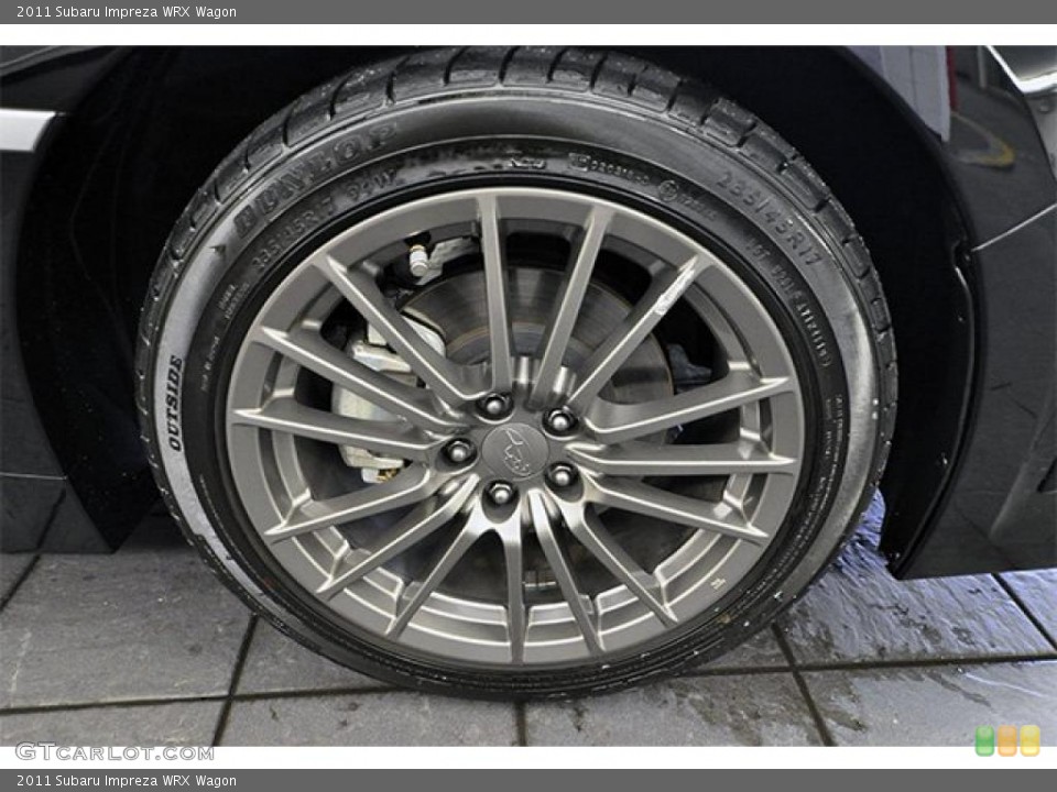 2011 Subaru Impreza WRX Wagon Wheel and Tire Photo #47385077