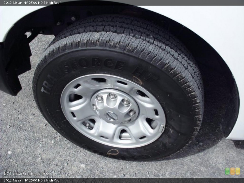 2012 Nissan NV 2500 HD S High Roof Wheel and Tire Photo #47386637