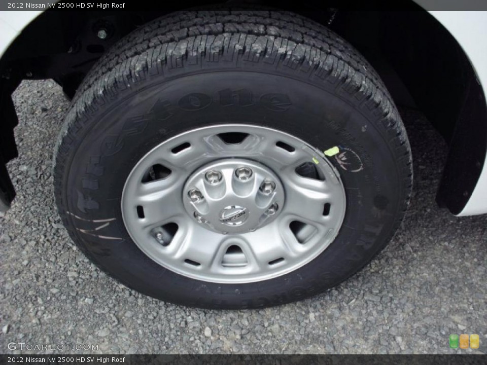 2012 Nissan NV 2500 HD SV High Roof Wheel and Tire Photo #47386928