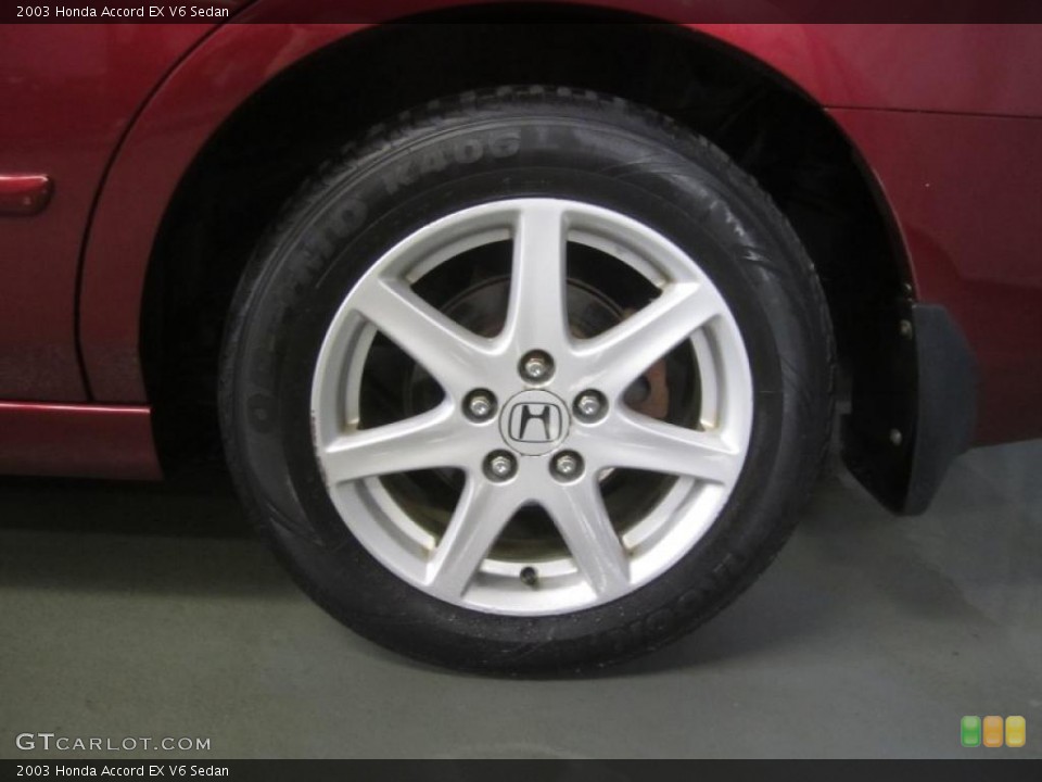 2003 Honda Accord EX V6 Sedan Wheel and Tire Photo #47387180