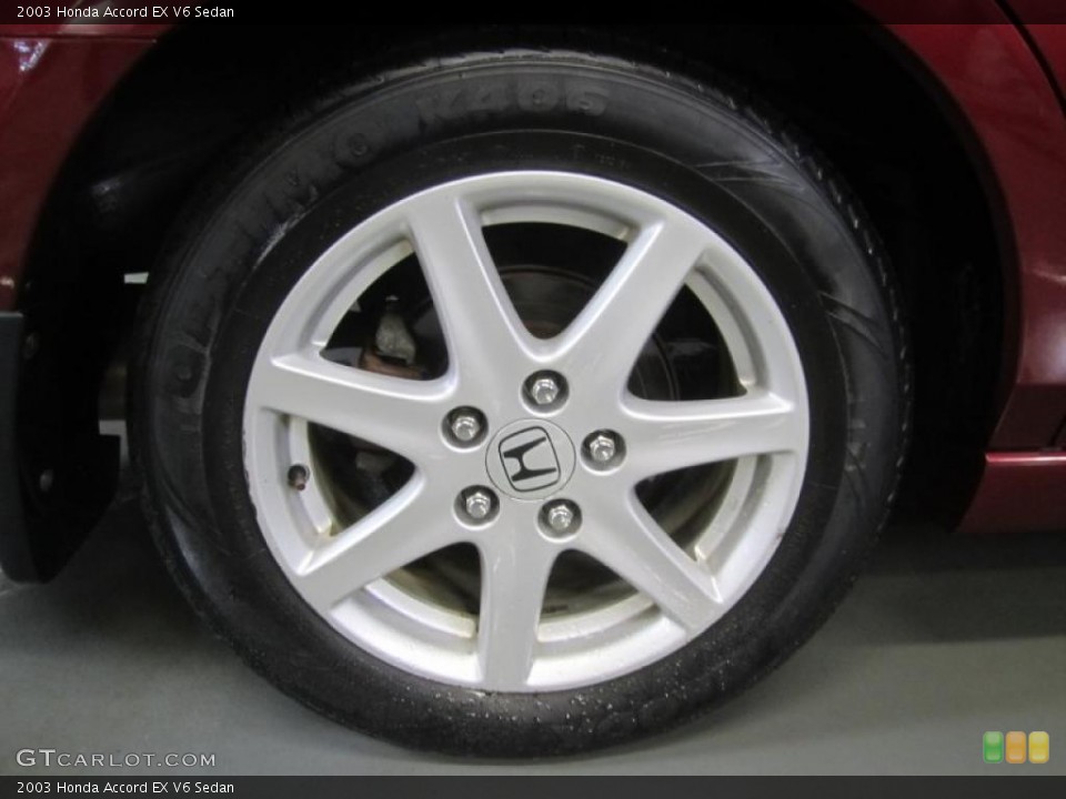 2003 Honda Accord EX V6 Sedan Wheel and Tire Photo #47387309