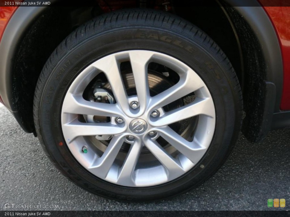 2011 Nissan Juke SV AWD Wheel and Tire Photo #47390453