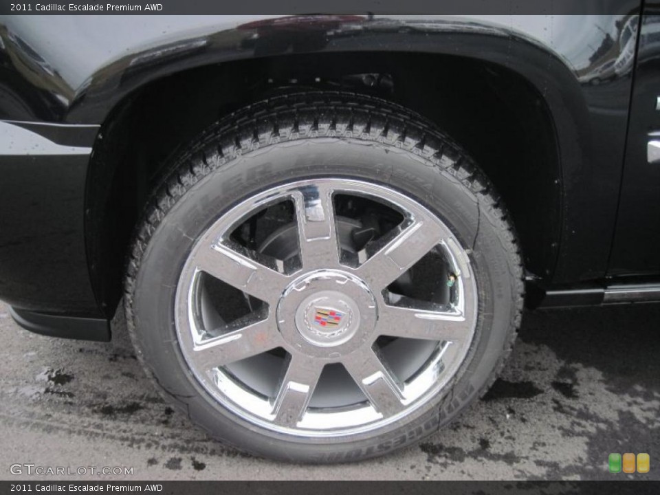 2011 Cadillac Escalade Premium AWD Wheel and Tire Photo #47391701