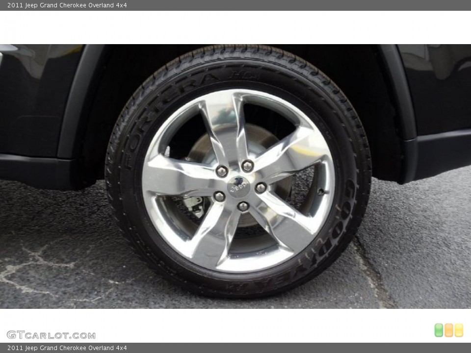 2011 Jeep Grand Cherokee Overland 4x4 Wheel and Tire Photo #47394545