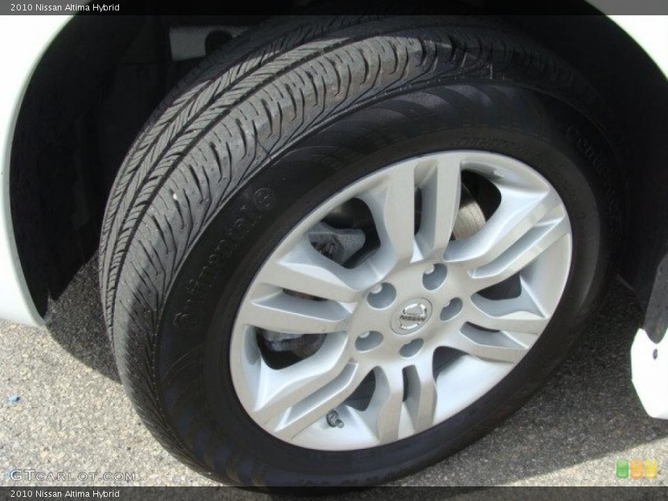 2010 Nissan Altima Hybrid Wheel and Tire Photo #47397350