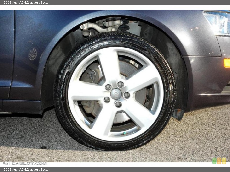 2008 Audi A6 4.2 quattro Sedan Wheel and Tire Photo #47398982