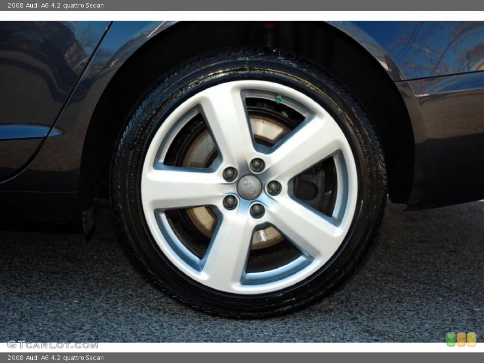 2008 Audi A6 4.2 quattro Sedan Wheel and Tire Photo #47398988