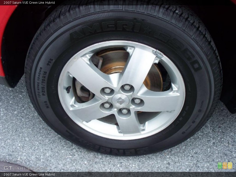 2007 Saturn VUE Green Line Hybrid Wheel and Tire Photo #47400827