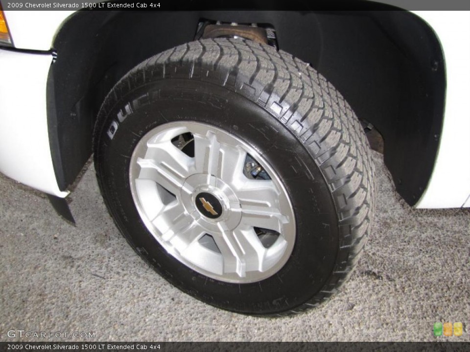 2009 Chevrolet Silverado 1500 LT Extended Cab 4x4 Wheel and Tire Photo #47403225