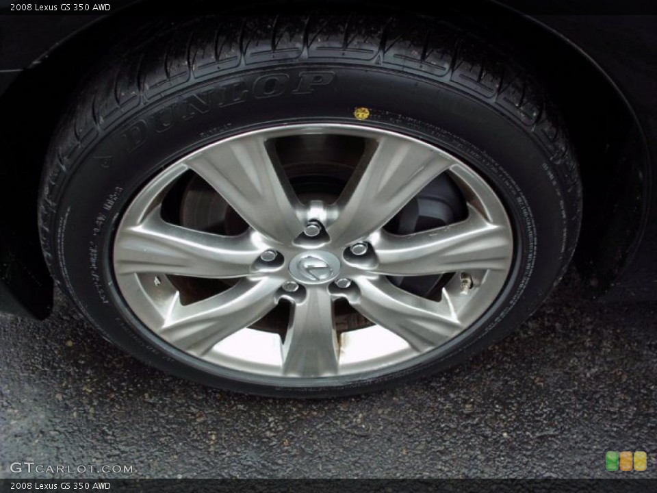 2008 Lexus GS 350 AWD Wheel and Tire Photo #47411459