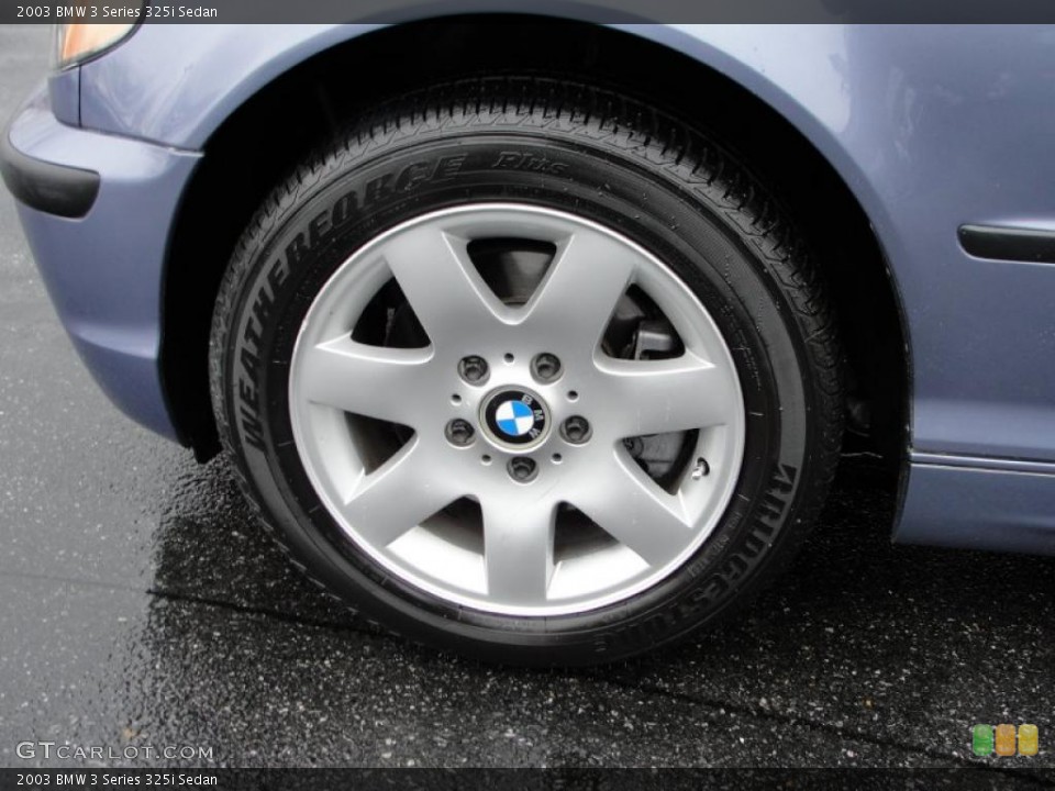 2003 BMW 3 Series 325i Sedan Wheel and Tire Photo #47412617