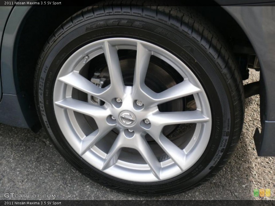 2011 Nissan Maxima 3.5 SV Sport Wheel and Tire Photo #47413283