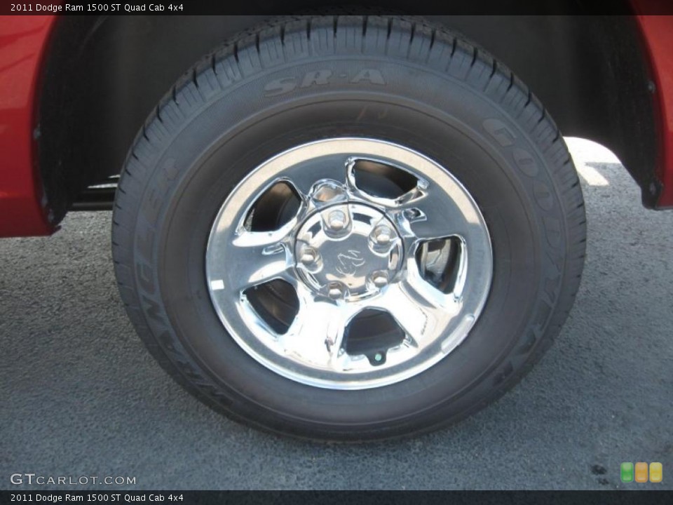 2011 Dodge Ram 1500 ST Quad Cab 4x4 Wheel and Tire Photo #47414102