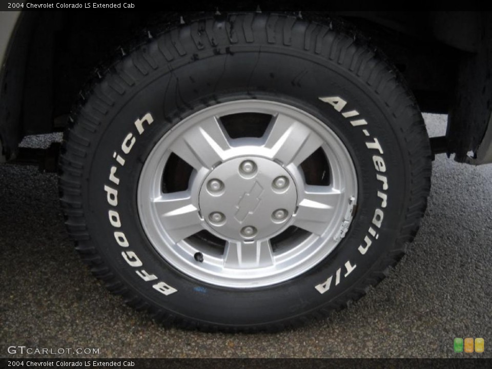 2004 Chevrolet Colorado LS Extended Cab Wheel and Tire Photo #47418011