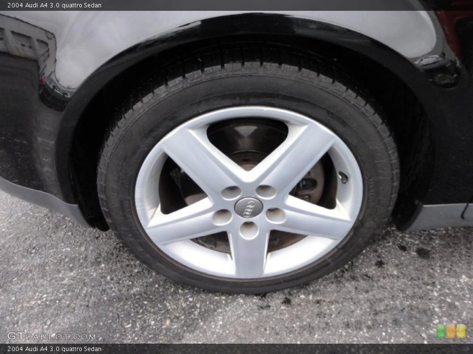 2004 Audi A4 3.0 quattro Sedan Wheel and Tire Photo #47421810