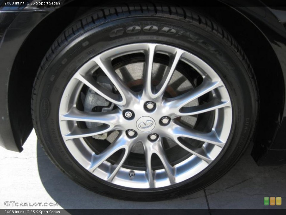 2008 Infiniti G 35 S Sport Sedan Wheel and Tire Photo #47422545