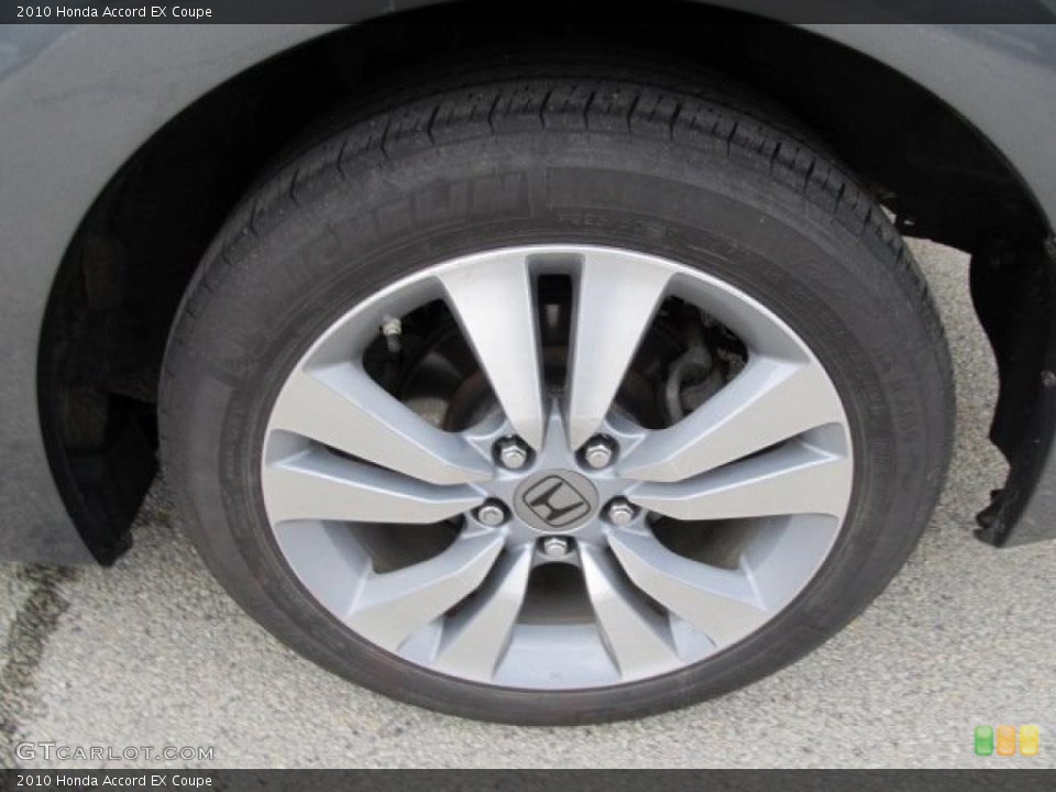 2010 Honda Accord EX Coupe Wheel and Tire Photo #47423640