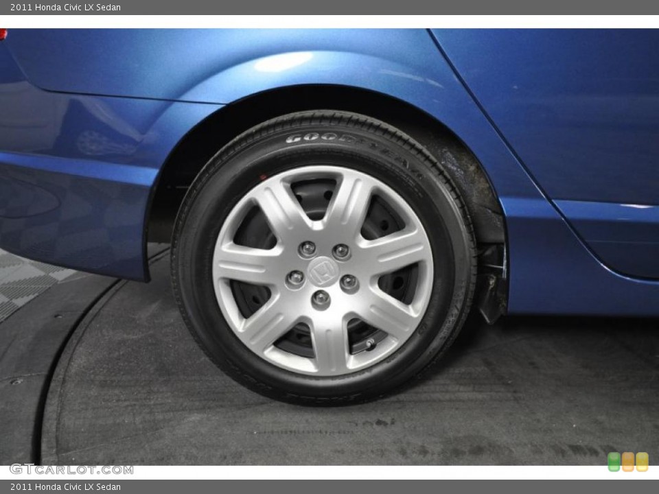 2011 Honda Civic LX Sedan Wheel and Tire Photo #47430372