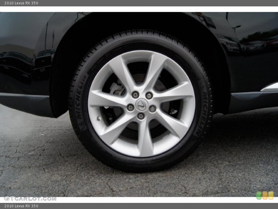 2010 Lexus RX 350 Wheel and Tire Photo #47434029
