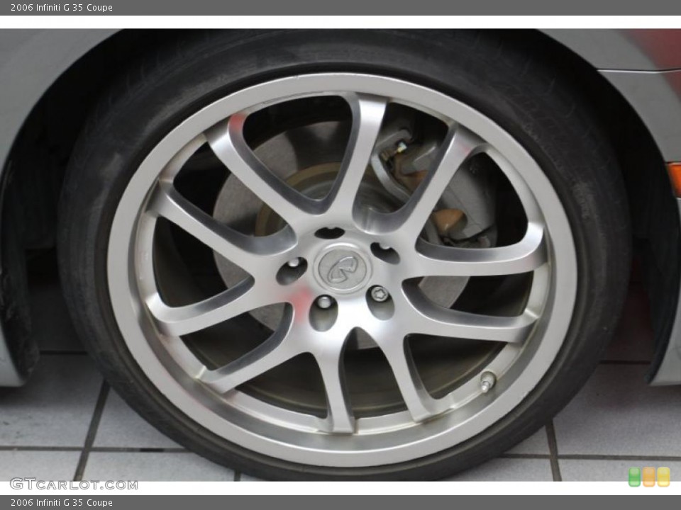 2006 Infiniti G 35 Coupe Wheel and Tire Photo #47434455