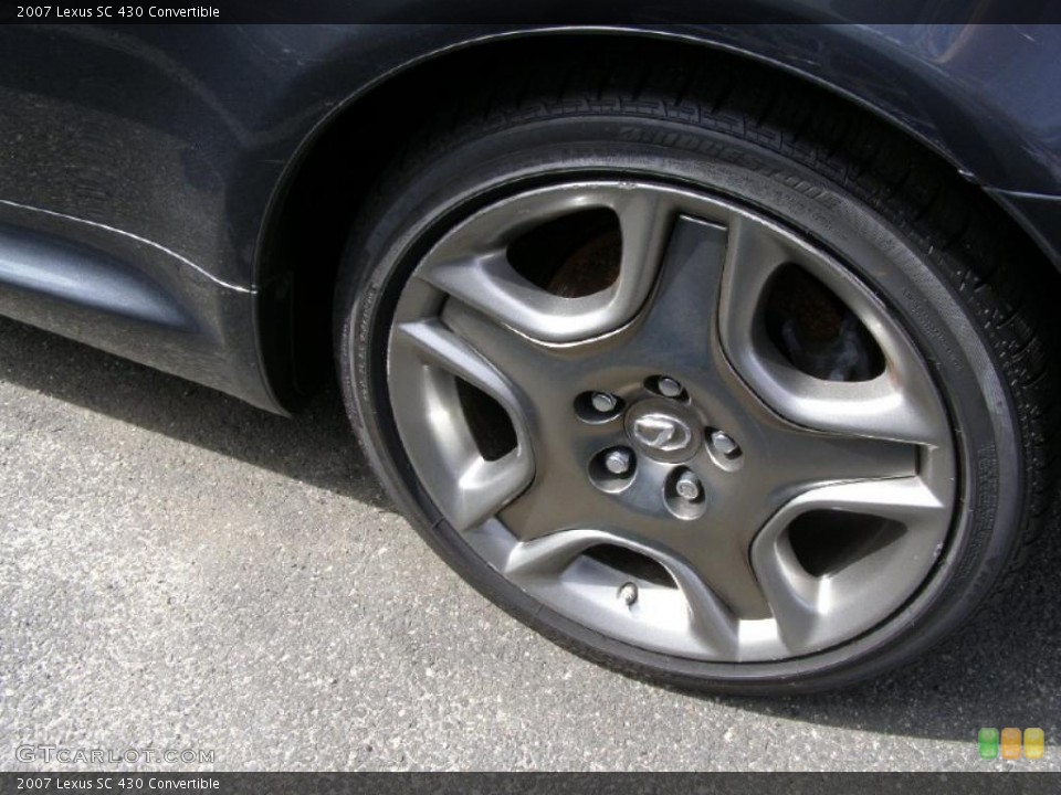 2007 Lexus SC 430 Convertible Wheel and Tire Photo #47439024