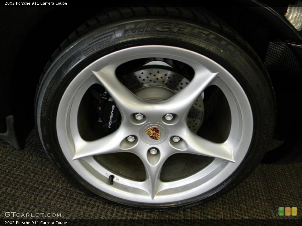 2002 Porsche 911 Carrera Coupe Wheel and Tire Photo #47443524