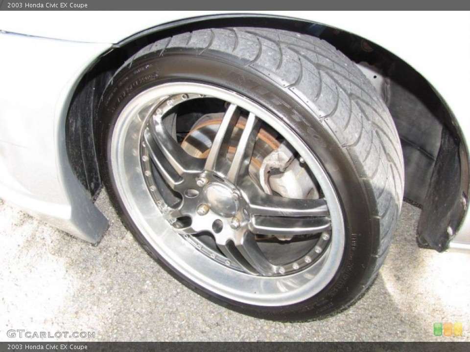 2003 Honda Civic Custom Wheel and Tire Photo #47447200