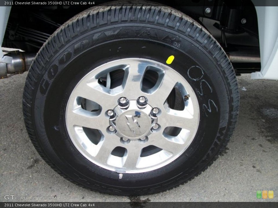 2011 Chevrolet Silverado 3500HD LTZ Crew Cab 4x4 Wheel and Tire Photo #47450410