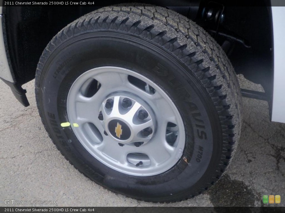 2011 Chevrolet Silverado 2500HD LS Crew Cab 4x4 Wheel and Tire Photo #47451208