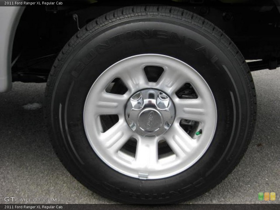 2011 Ford Ranger XL Regular Cab Wheel and Tire Photo #47455684