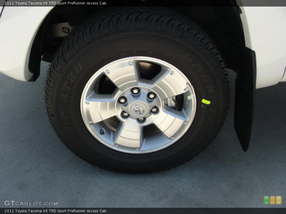 2011 Toyota Tacoma V6 TRD Sport PreRunner Access Cab Wheel and Tire Photo #47459605