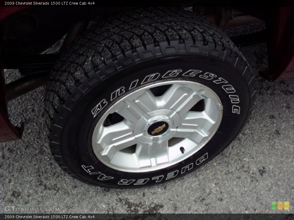 2009 Chevrolet Silverado 1500 LTZ Crew Cab 4x4 Wheel and Tire Photo #47467369