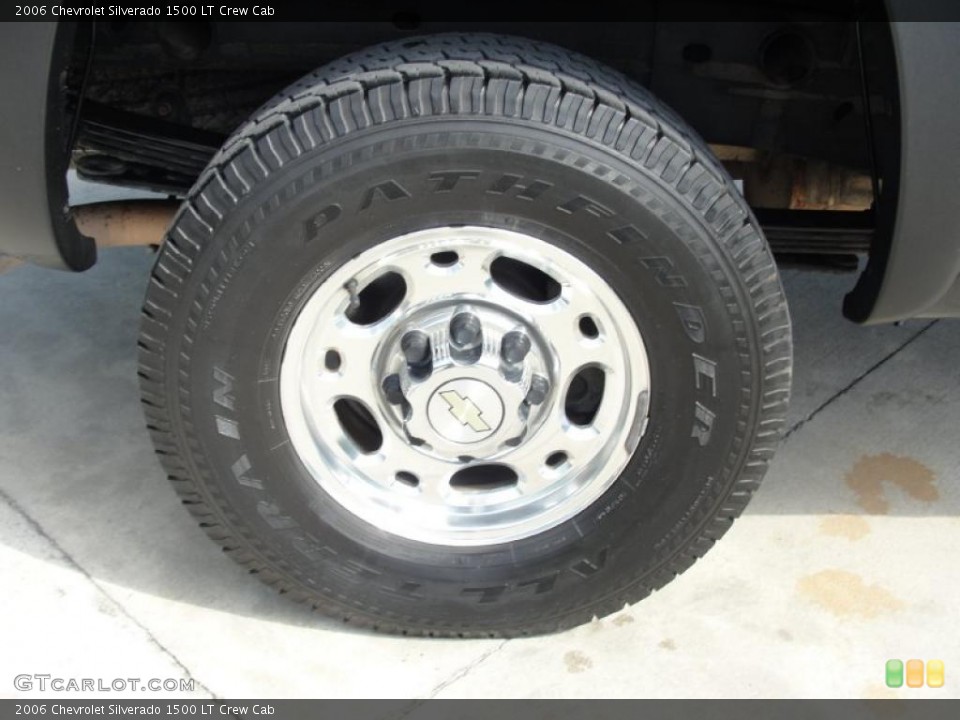 2006 Chevrolet Silverado 1500 LT Crew Cab Wheel and Tire Photo #47471077