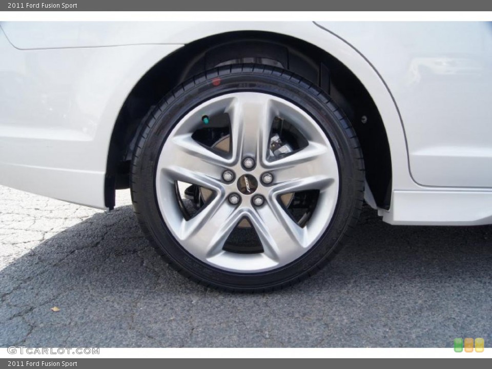 2011 Ford Fusion Sport Wheel and Tire Photo #47472931