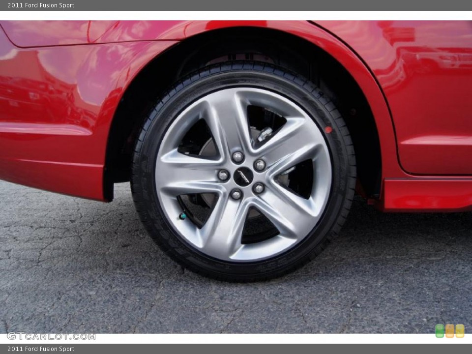 2011 Ford Fusion Sport Wheel and Tire Photo #47474069