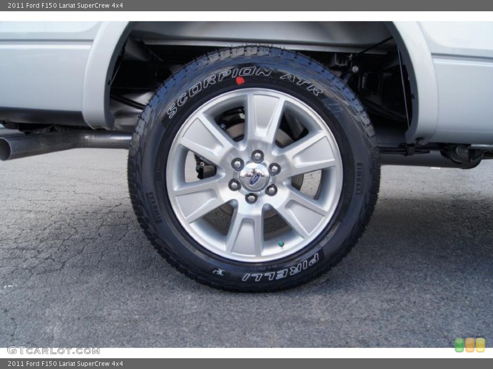 2011 Ford F150 Lariat SuperCrew 4x4 Wheel and Tire Photo #47474579