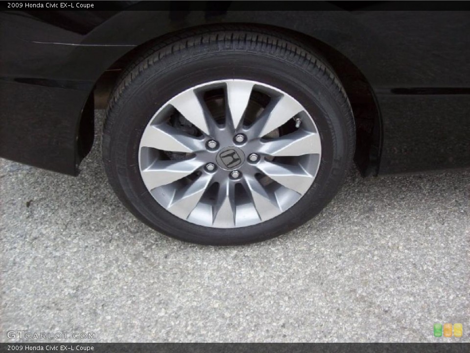 2009 Honda Civic EX-L Coupe Wheel and Tire Photo #47474816